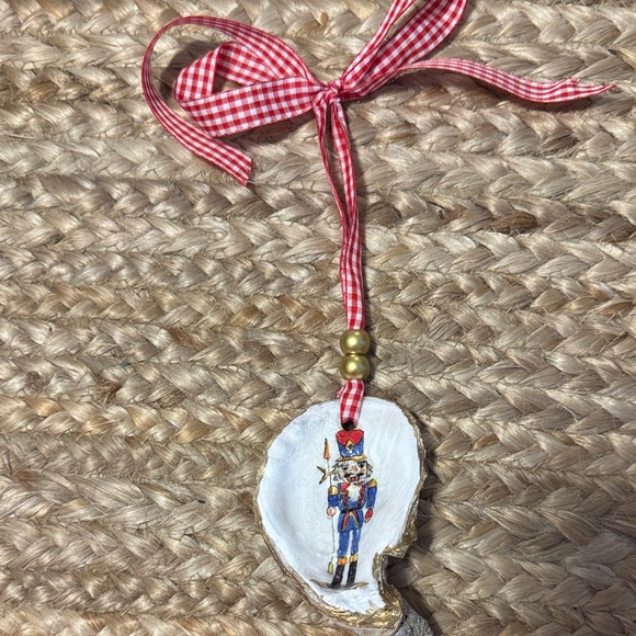 Other - Nutcracker Ornament with Red Ribbon